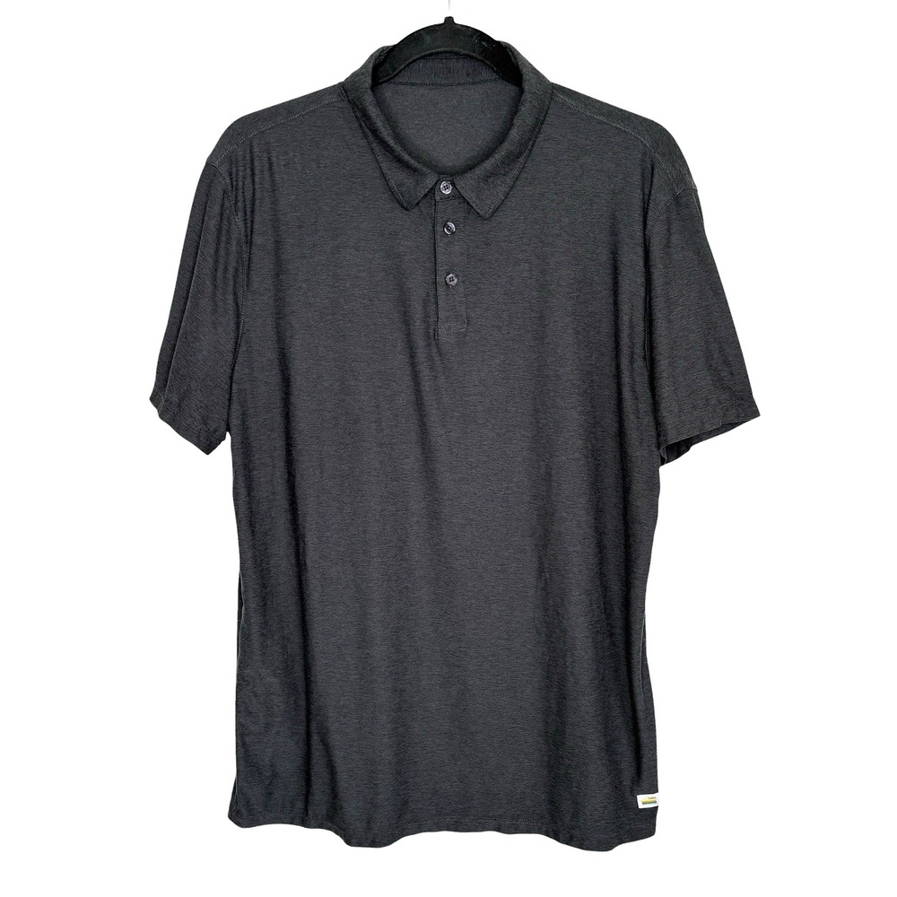 Vuori Strato Tech Polo Shirt Large Preppy Classic Short Sleeve Golf Stretch V188